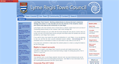 Desktop Screenshot of lymeregistowncouncil.gov.uk